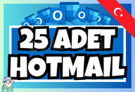 ⭐️ 25 ADET HOTMAIL HESABI [TR KAYITLI] ⭐️