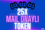 25 Adet Mail Onaylı Token