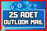 ⭐️ 25 ADET OUTLOOK HESABI + GARANTİ ⭐️