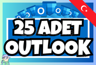 ⭐️ 25 ADET OUTLOOK HESABI [TR KAYITLI] ⭐️