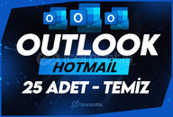 ⭐ 25 Adet Outlook / Hotmail ⭐ Oto Teslim