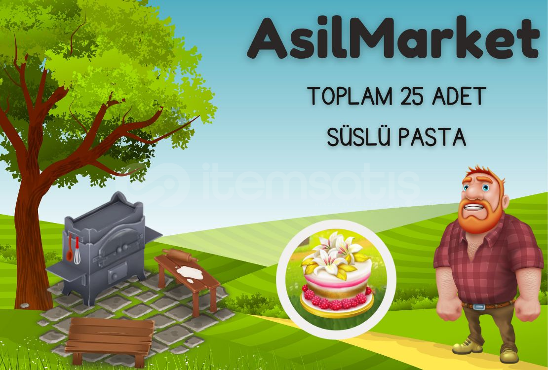 ⭐25 ADET SÜSLÜ PASTA⭐ ⭐25 ADET SÜSLÜ PASTA⭐