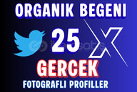 25 ADET TWİTTER X ORGANİK GARANTİLİ BEĞENİ