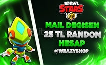 25 TL MAİL DEĞİŞEN RANDOM HESAPLAR
