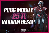 ⭐25 TL PUBG Random Hesap⭐