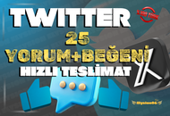 ⭐25 Türk Yorum+Beğeni - Gerçek Kullanıcılar⭐