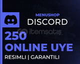 DİSCORD 7/24 AKTİF 250 ÜYE RESİMLİ | OYNUYORLU