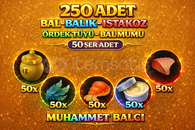 250 ADET BAL-BALIK-ISTAKOZ-BAL MUMU-ÖRDEK TÜYÜ