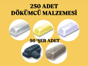 250 ADET DÖKÜMCÜ MALZEMESİ 