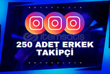 250 Adet Erkek Türk Takipçi