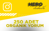 ⭐(250 ADET) ORGANİK TÜRK YORUM⭐