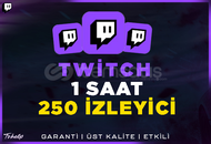 250 Aktif İzleyici | 1 Saat -60DK | Garanti