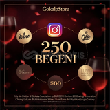 250 BEĞENİ INSTAGRAM