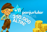 ✅250 BİN ALTIN +11 ve ÜZERİ İÇİN✅