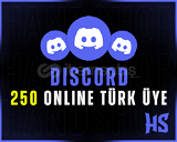 250 Discord 24/7 Active Turkish Member | GUARANTEED