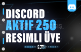 250 Discord 7/24 Aktif Üye - RESİMLİ