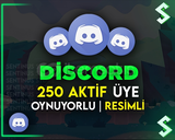 250 Discord 7/24 Aktif Üye RESİMLİ | OYNUYORLU