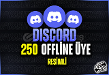 250 Discord Offline Üye | RESİMLİ