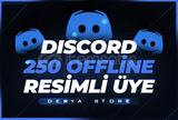 250 Discord Offline Üye - RESİMLİ