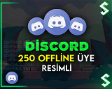 250 Discord Offline Üye | RESİMLİ
