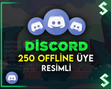 250 Discord Offline Üye | Anlık