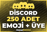 ⭐250 Emoji Tepki +250 Üye Garanti ⭐