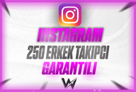 250 ERKEK TAKIPCI INSTAGRAM