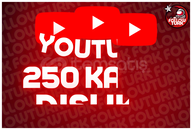 ⭐250 Gerçek Türk Dislike | Kalıcı + Organik ⭐