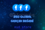 250 Global Beğeni - Gerçek ve Kaliteli
