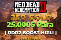 ✨250 Gold + 25.000$ RDR2 Online✨ (EN UYGUNU)