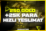 ⭐ 250 GOLD +25K PARA⭐ RDR2 ONLİNE