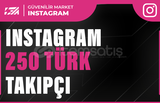 250 İnstagram Türk Takipçi