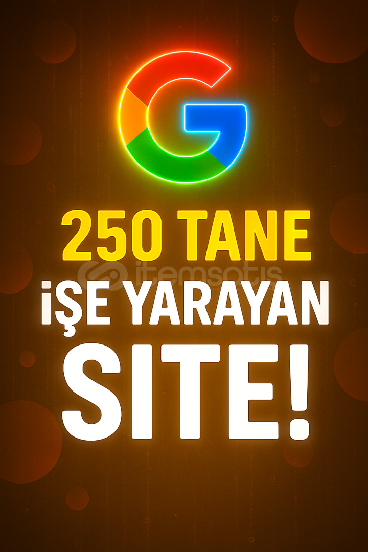 250 İŞE YARAYAN SİTE 250 İŞE YARAYAN SİTE