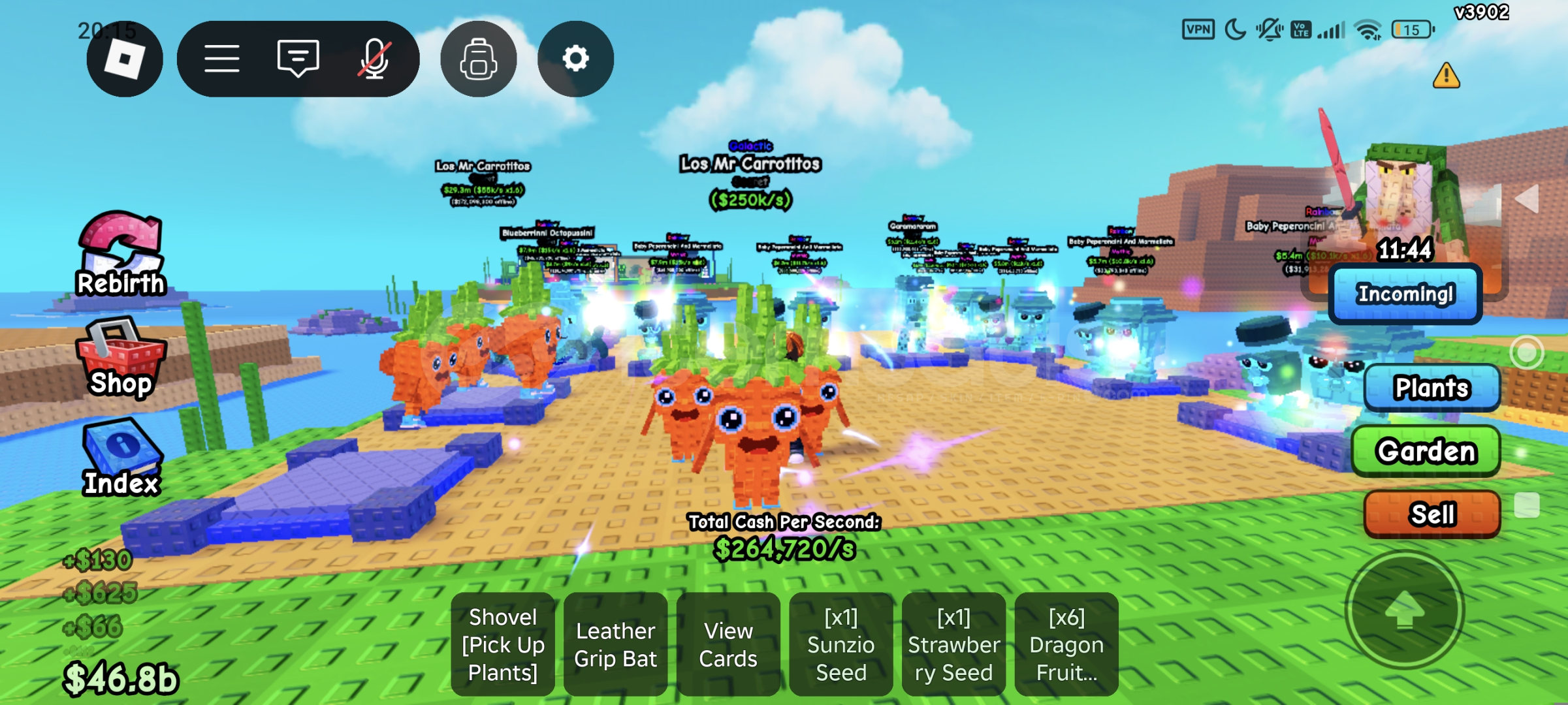 250 k veren los mr carrot 250 k veren los mr carrot