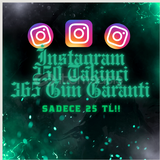 250 KARIŞIK 365 GÜN GARANTİLİ TAKİPÇİ!!
