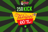 ⚜️250 KICK TAKİPÇİ - 60 TL