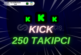 250 Kick Takipçi |GARANTILI + HIZLI|