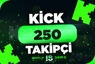 ⭐250 Kick Takipçi - HIZLI BÜYÜME⭐