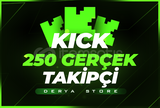 250 Kick Takipçi - HIZLI BÜYÜME