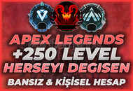 ⭐[+250 LEVEL] MAİL DEĞİŞEN BANSIZ+KİŞİSEL HESAP