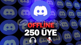 ⭐[ANINDA] 250 Discord Offline Resimli Üye