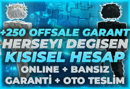⭐[+250 OFFSALE] MAİL DEĞİŞEN GARANTİLİ HESAP⭐