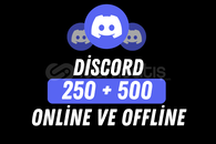 250 ONLİNE ve 500 OFFLİNE ÜYE / HIZLI