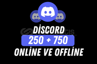 250 ONLİNE ve 750 OFFLİNE ÜYE / HIZLI