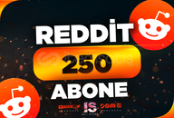 ⭐250 Reddit Abone - HIZLI BÜYÜME⭐