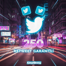 250 RETWEET GARANTİLİ 