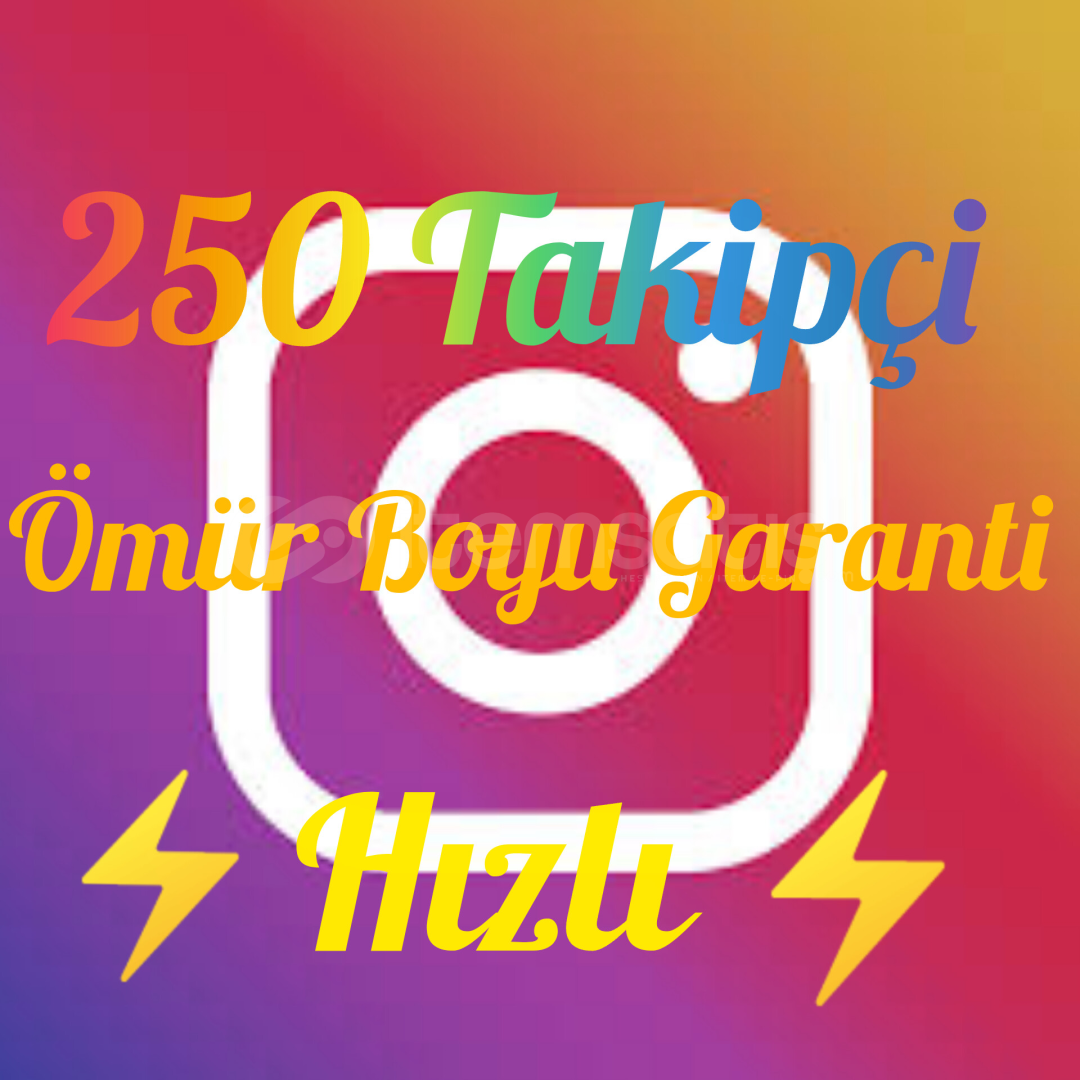 250 TAKİPÇİ ⚡ Ömür Boyu Garantili ⚡ 250 TAKİPÇİ ⚡ Ömür Boyu Garantili ⚡