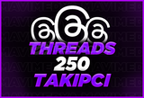 ⭐250 Takipçi Threads Anlık⭐