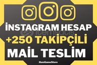 ⭐+250 TAKİPÇİLİ - İNSTAGRAM HESAP⭐MAİLLİ⭐