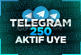 250 Telegram Aktif Üye YÜKSEK KALİTE/